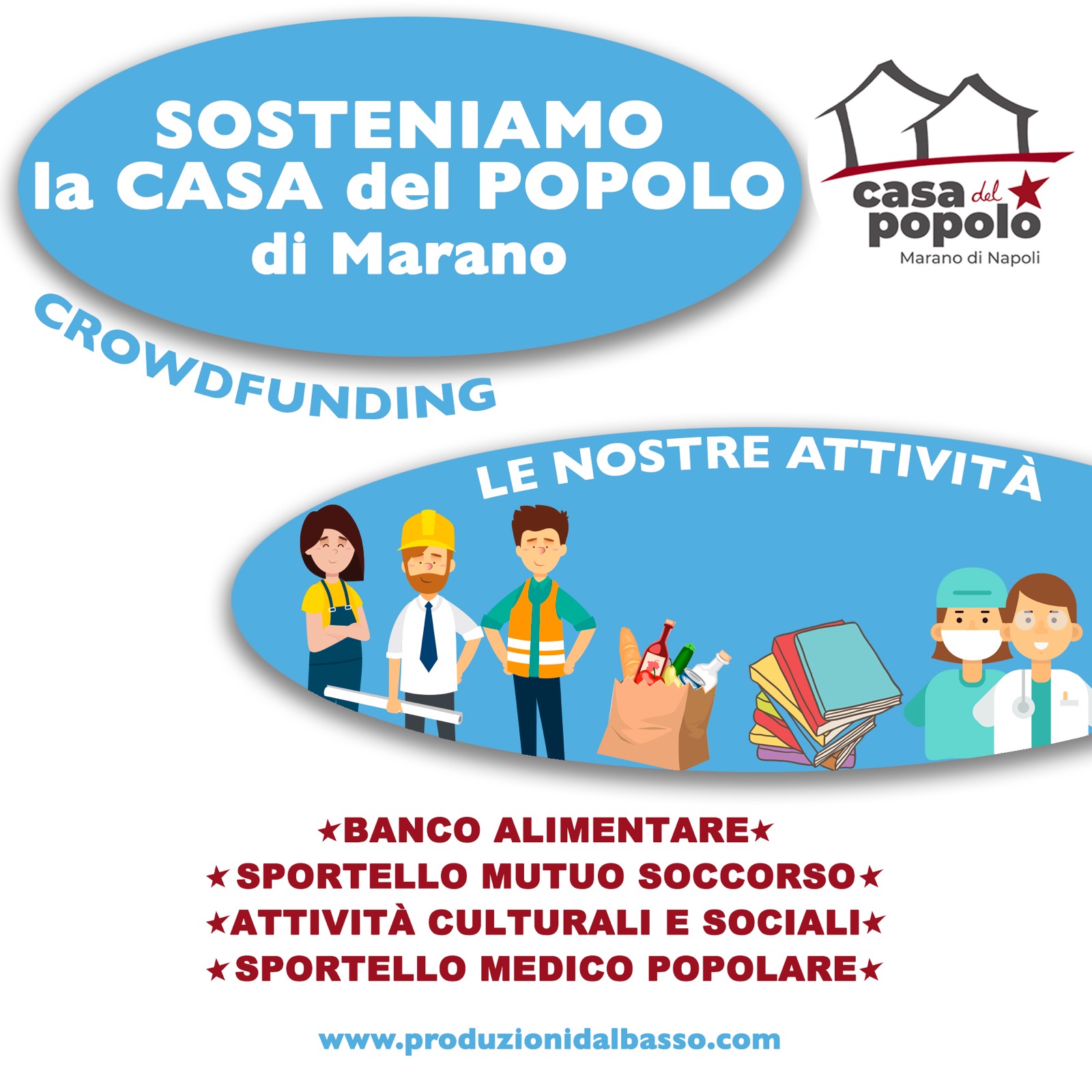 Sostieni la Casa del Popolo di Marano di Napoli