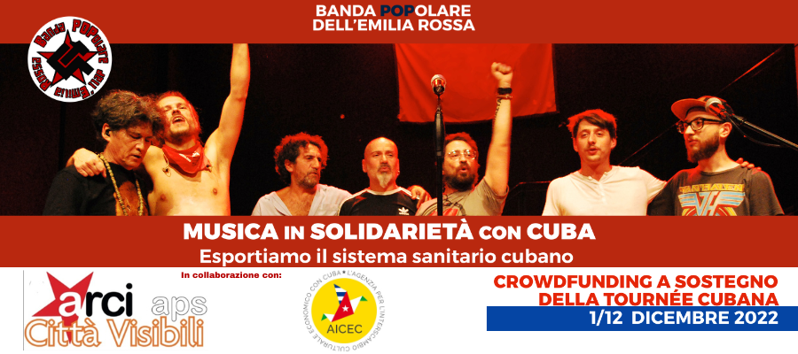 Esportiamo la sanità Cubana! Banda POPolare dell'Emilia Rossa a Cuba. Sostieni la tournée!