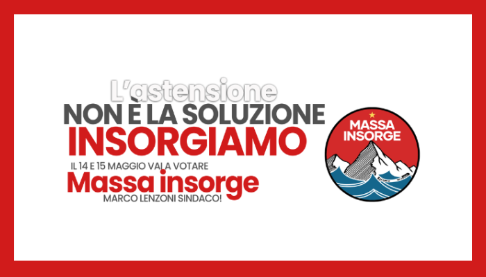 Libera sottoscrizione per Massa insorge