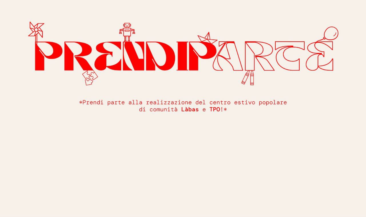 PRENDIP-ARTE - Centro estivo di comunità Làbas e TPO
