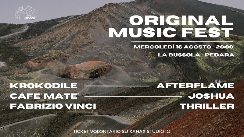 Original Music Fest: Krokodile, Joshua Thriller, After flame, Café Maté, Fabrizio Vinci