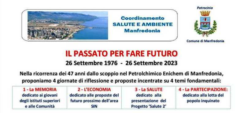 SALUTE E AMBIENTE A MANFREDONIA: AIUTACI A FARE INFORMAZIONE, RICERCA, FORMAZIONE