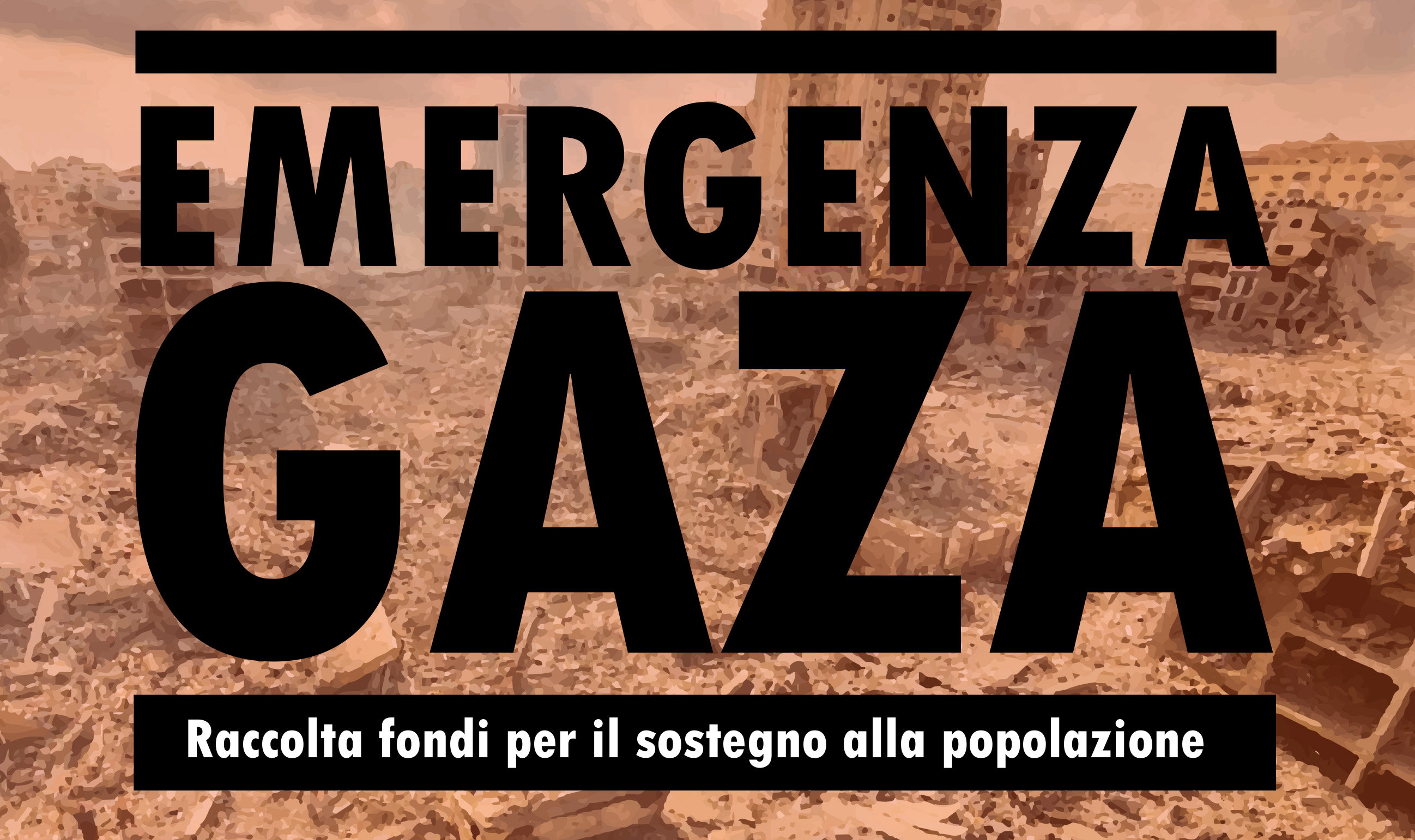 EMERGENZA GAZA - Raccolta fondi per il sostegno alla popolazione