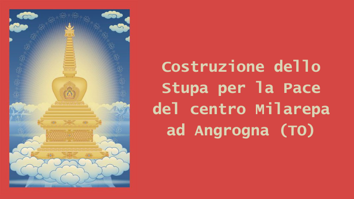 Costruzione dello Stupa per la Pace del centro Milarepa ad Angrogna (TO)