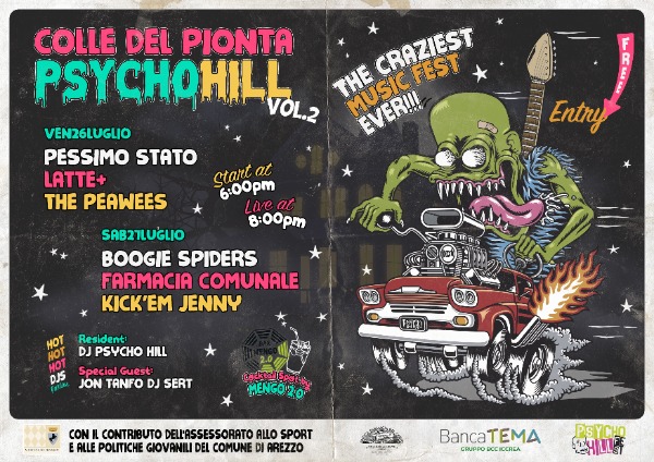 Unisciti alla festa, sostieni Psycho Hill!