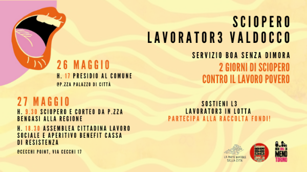 Raccolta fondi in sostegno all3 lavorat3 del servizio Boa in lotta!