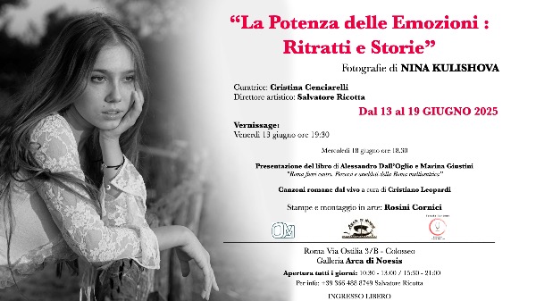 Mostra Fotografica “La Potenza delle Emozioni:Ritratti e Storie”