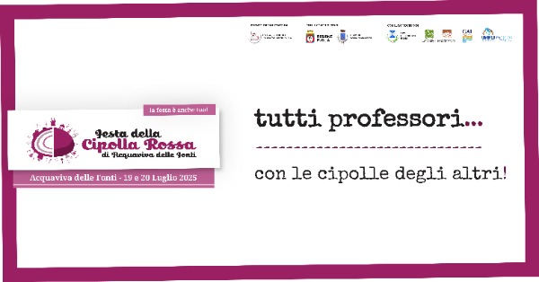 Festa della Cipolla Rossa di Acquaviva delle Fonti