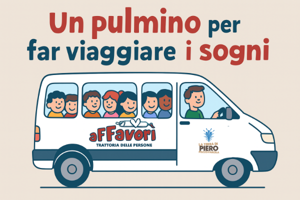 Un pulmino per "Affavorì" – Per far viaggiare i sogni