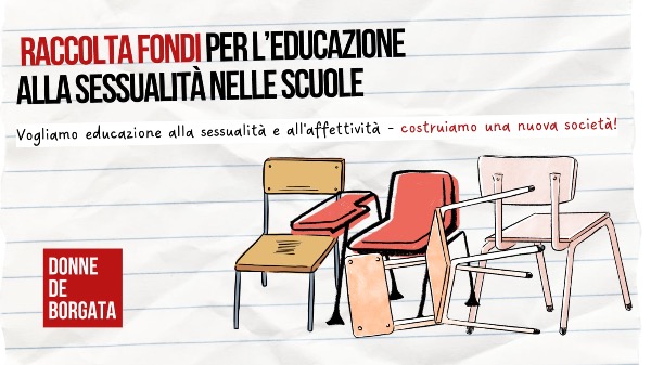 Raccolta fondi per l’educazione sessuo-affettiva nelle scuole