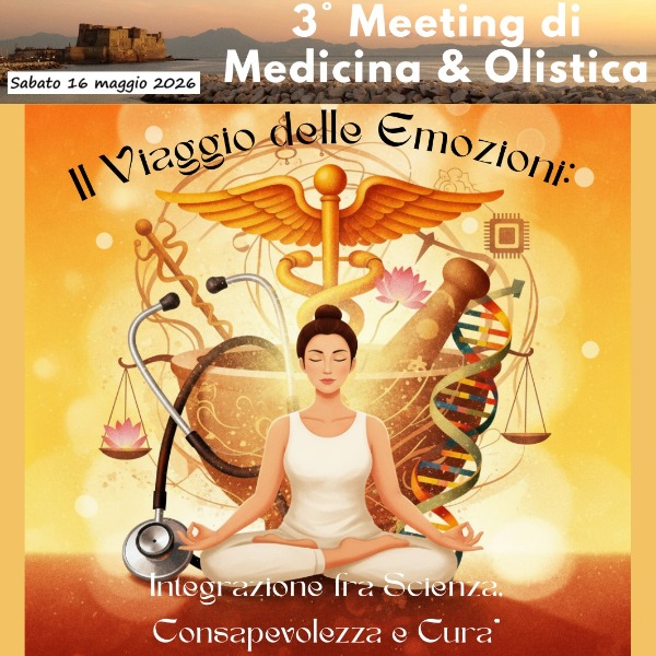 Realizzazione del 3° Meeting di Medicina & Olistica: “Il viaggio delle emozioni: Integrazione fra scienza, consapevolezza e cura”