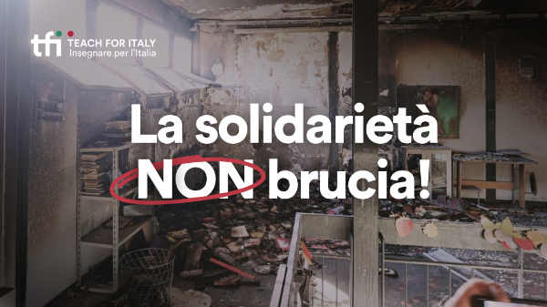 La solidarietà NON brucia! Ricostruiamo insieme la biblioteca scolastica data alle fiamme