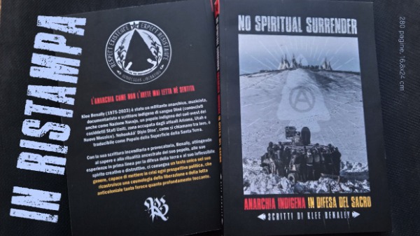 Ristampa di "No Spiritual Surrender - Anarchia indigena in difesa del Sacro"