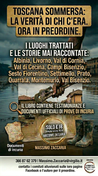 TOSCANA SOMMERSA: Obiettivo 300 copie per la verità