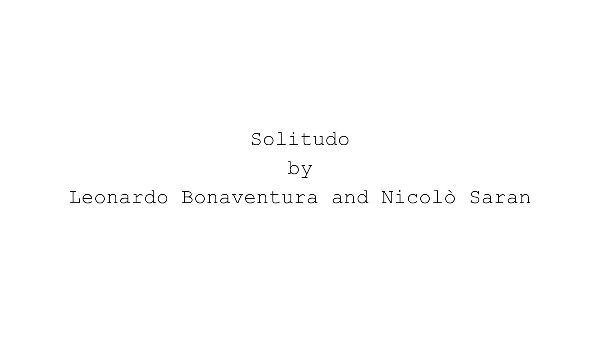 "Solitudo" Short Film - diventa produttore "Solitudo" Short Film - diventa produttore