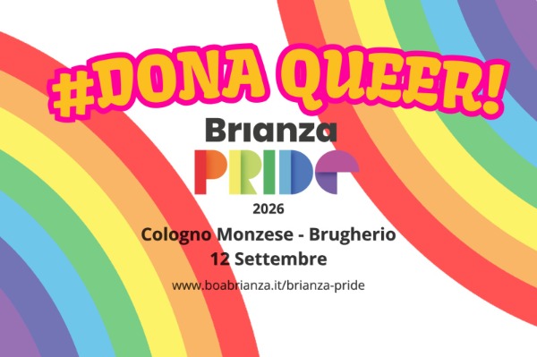 Insieme per il Brianza Pride 2026: la tua donazione fa la differenza!