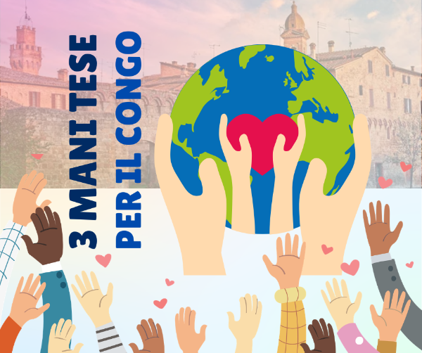 Tre mani tese per il Congo
