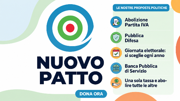 Sostieni Nuovo Patto con Francesco Argento
