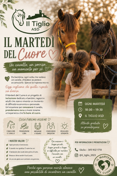 Il Martedì del Cuore- Aiutaci a regalare un sorriso