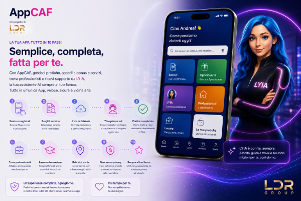 AppCAF — Rendiamo più semplice il rapporto tra cittadini e servizi AppCAF — Rendiamo più semplice il rapporto tra cittadini e servizi