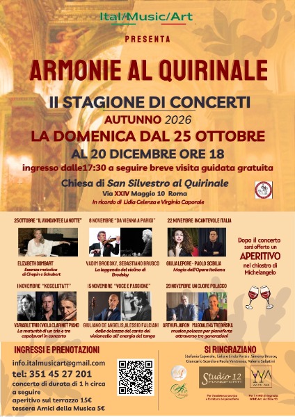 ARMONIE AL QUIRINALE ARMONIE AL QUIRINALE