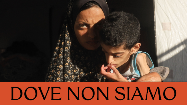 DOVE NON SIAMO – Aiutaci a dare voce a Gaza attraverso l'arte DOVE NON SIAMO – Aiutaci a dare voce a Gaza attraverso l'arte
