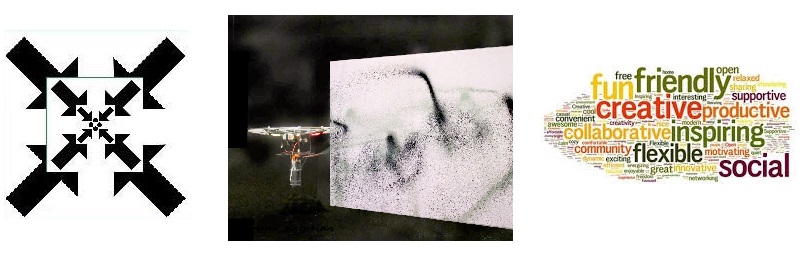   "Air  Drone  Graffiti " Co " working Lab
