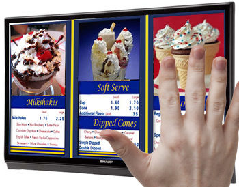 Digital Signage Motion Track for Shop