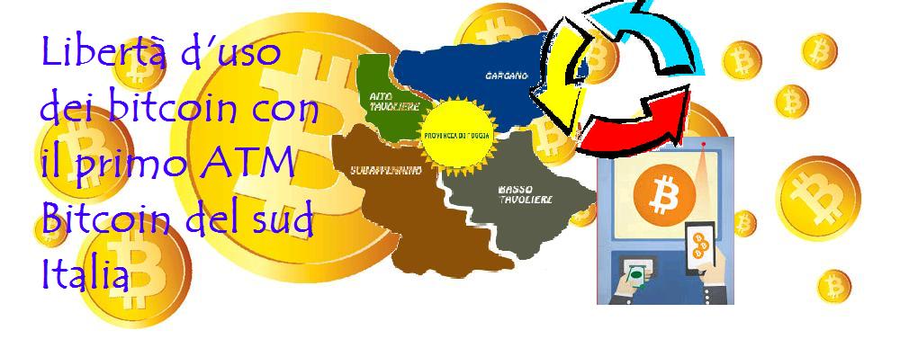 IL PRIMO ATM BITCOIN NEL SUD ITALIA