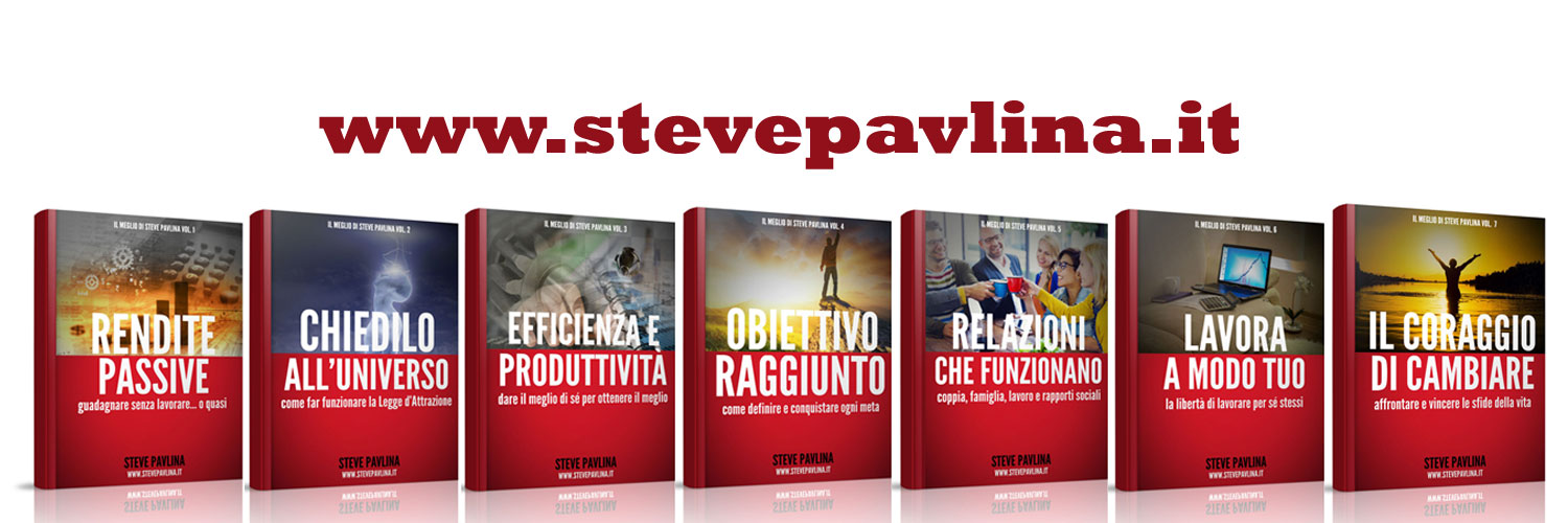 Le guide allo sviluppo personale di Steve Pavlina in italiano