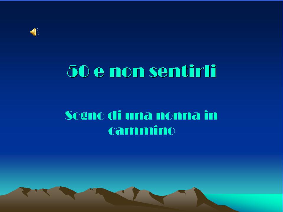 50 e non sentirli