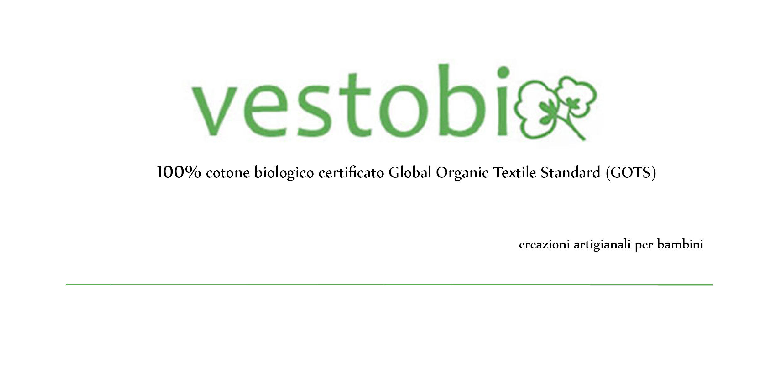 Vestobio: articoli per bambini (e non solo) elaborati solo da 100% cotone biologico certificato