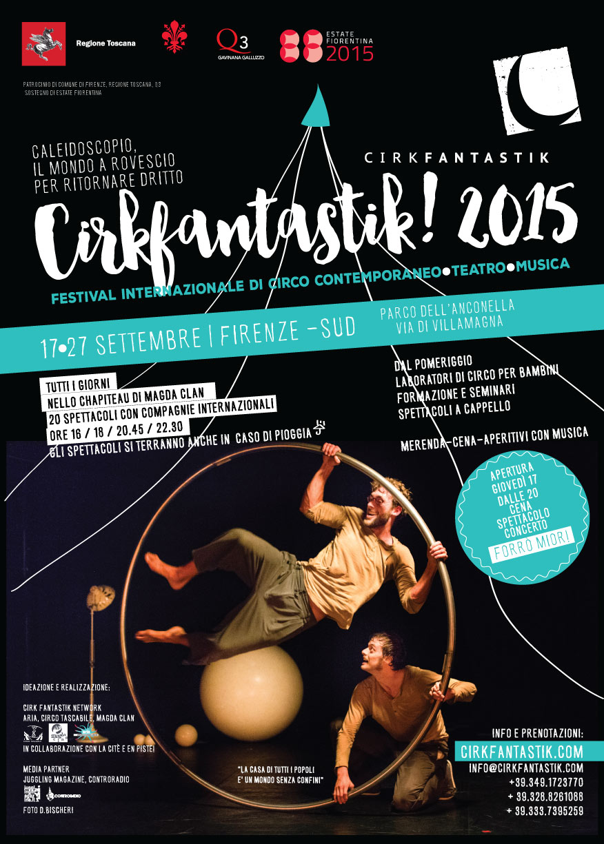 Cirk Fantastik! 2015

Festival internazionale di Circo Contemporaneo - Teatro - Musica