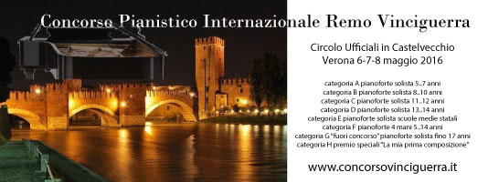 4° Concorso Pianistico Internazionale "Remo Vinciguerra"