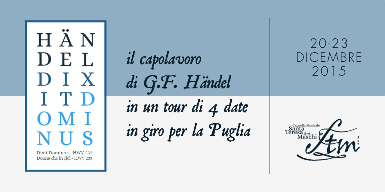 Händel Dixit Dominus | tour di concerti