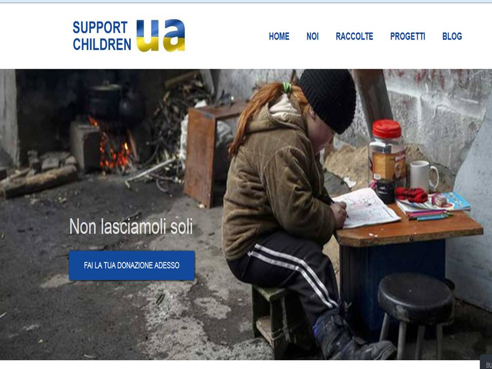 Non lasciamoli soli - aiutiamo i  bambini orfani di guerra in Ucraina 