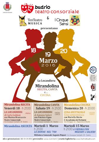 Mirandolina Recita, Canta e...Cucina