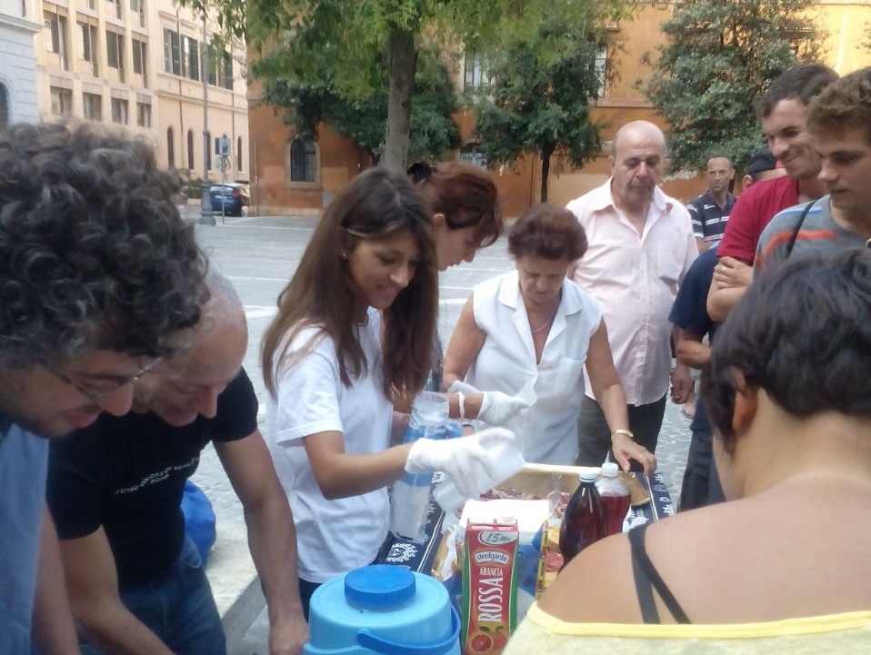Una Colazione in piazza, tutti assieme