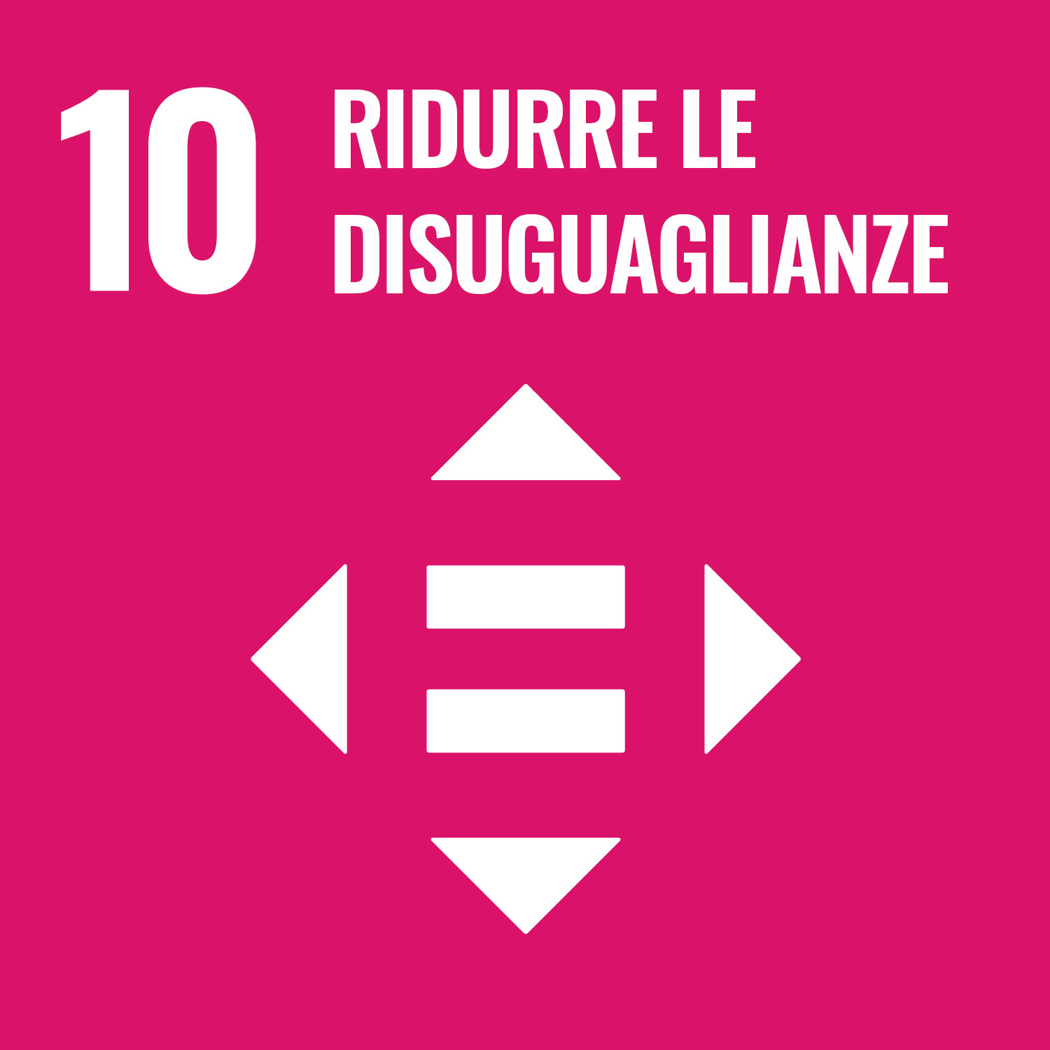 10. Ridurre le disuguaglianze